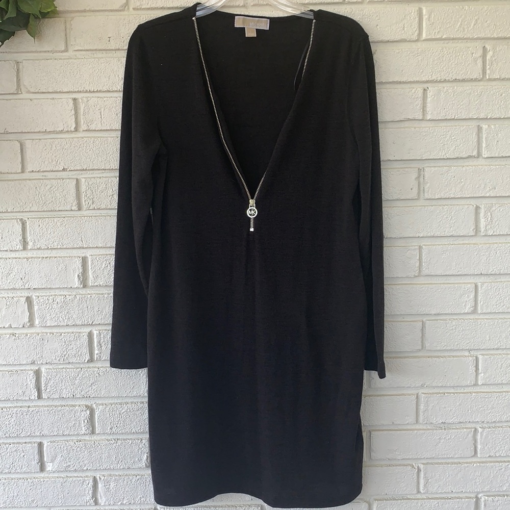 Used Michael Kors zip up sweater dress